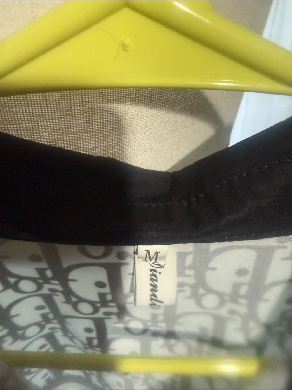 MianaD Patterned Blouse in Black and White